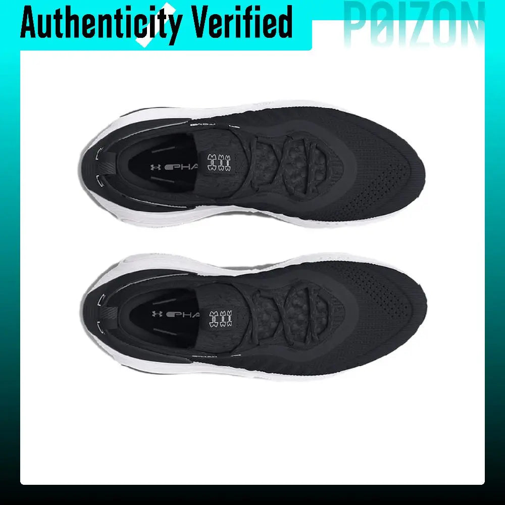 Under Armour Phantom 4 Low top Running Shoes Men's Black White 3027593-001