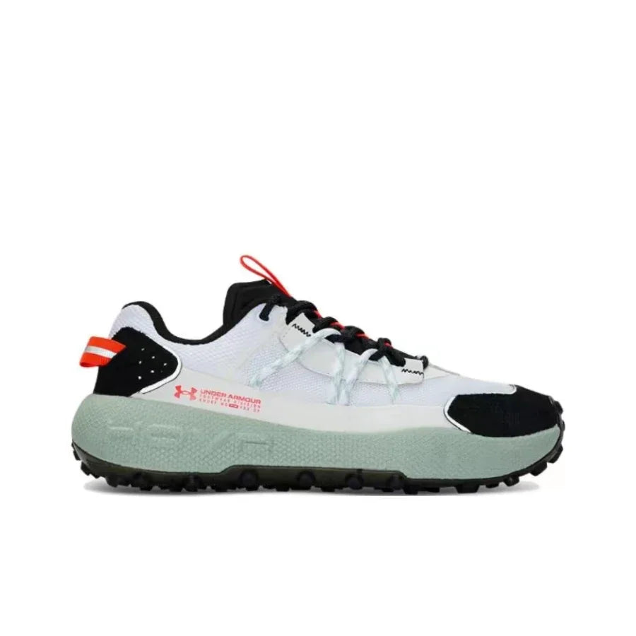 Under Armour Venture Pro Unisex White/Green/Black Low-Top Shoes – Modern Durable Design for Running & Everyday Use 3028160-100