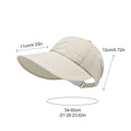 Sun Protection Baseball Cap Outdoor UV Protection Women Sun Hat Wide Brim Sunshade Hat For Beach Garden Cycling