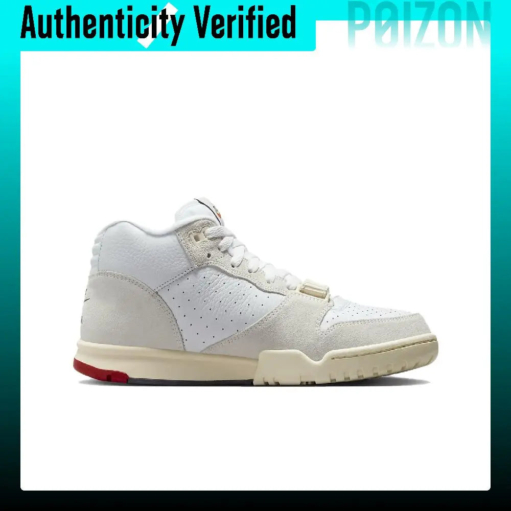 Nike Air Trainer 1 Mid top Training Shoes Men's White Red Black DZ2547-100