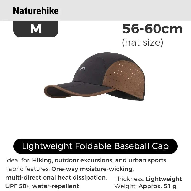 Naturehike Hiking Hat Summer Thin Breathable Mesh Baseball Caps for Men Women Outdoor Camping Fishing Running Sun Protection