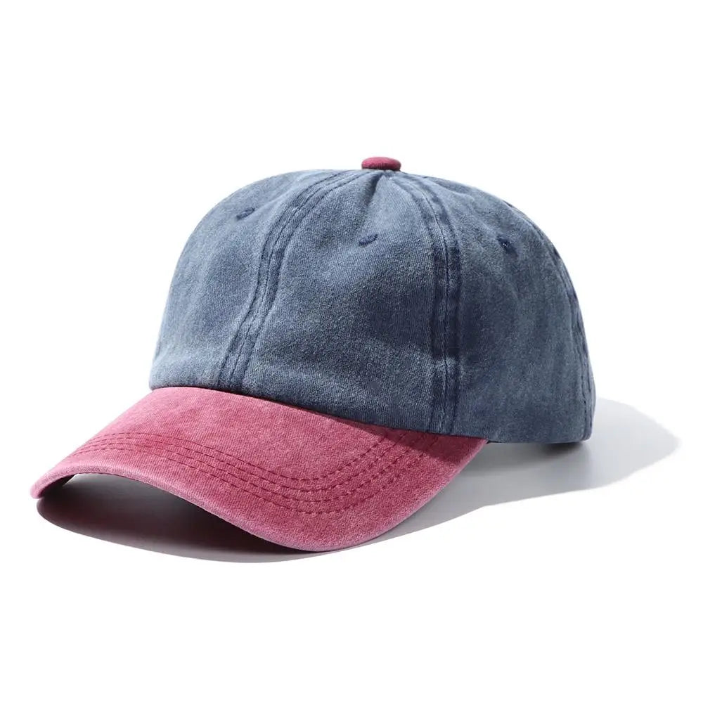 Distressed Faded WASHED DENIM Hat Vintage Men Women Trucker Baseball Caps