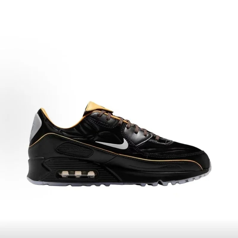Nike Genuine Air Max 90 Scrap Men's Retro Breathable Durable Low-Top Casual Running Shoes Women's White DM9922-101