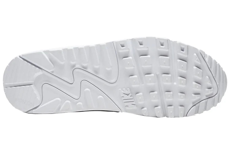 Nike Air Max 90 Abrasion Resistant Breathable Low top Casual Running Shoes Women's White CV8110-100