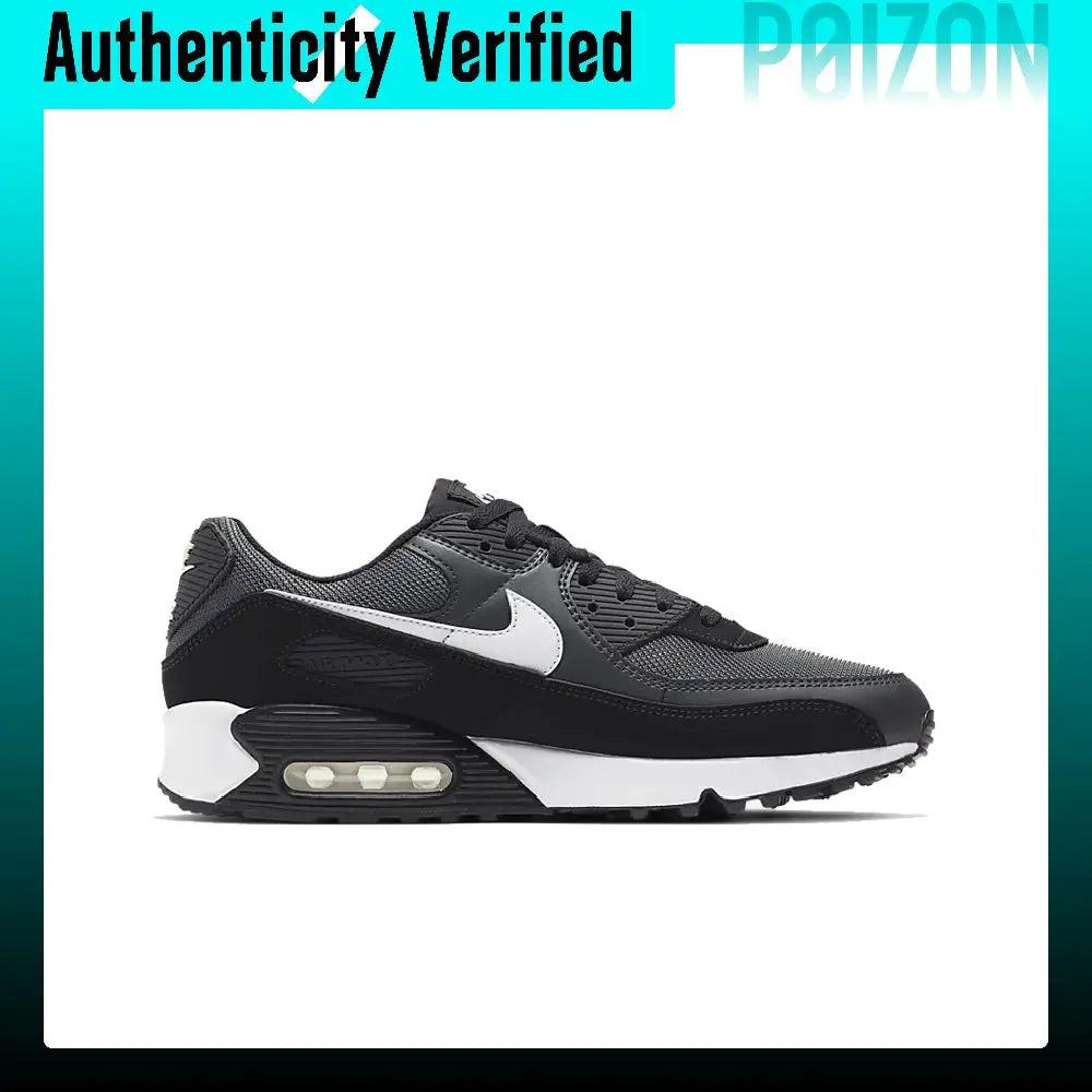 Nike Air Max 90 Running Shoes Unisex Low-top Iron Gray/Dark Smoke Gray/Black/White CN8490-002