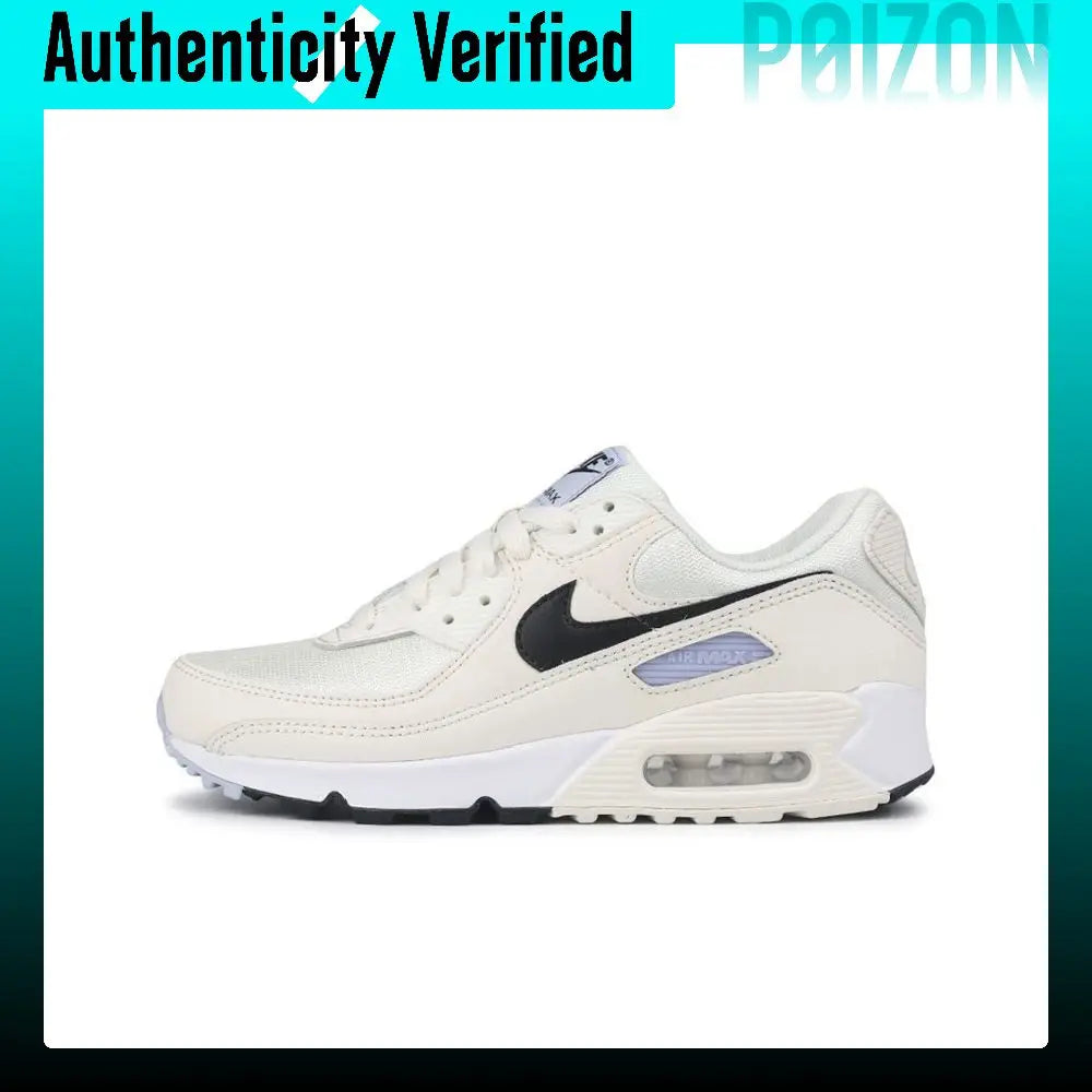 Nike Air Max 90 Running Shoes Women's Low-top Ecru CZ6221-100