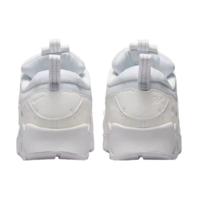 Nike Genuine Air Max 90 Scrap Men's Retro Breathable Durable Low-Top Casual Running Shoes Women's White DM9922-101