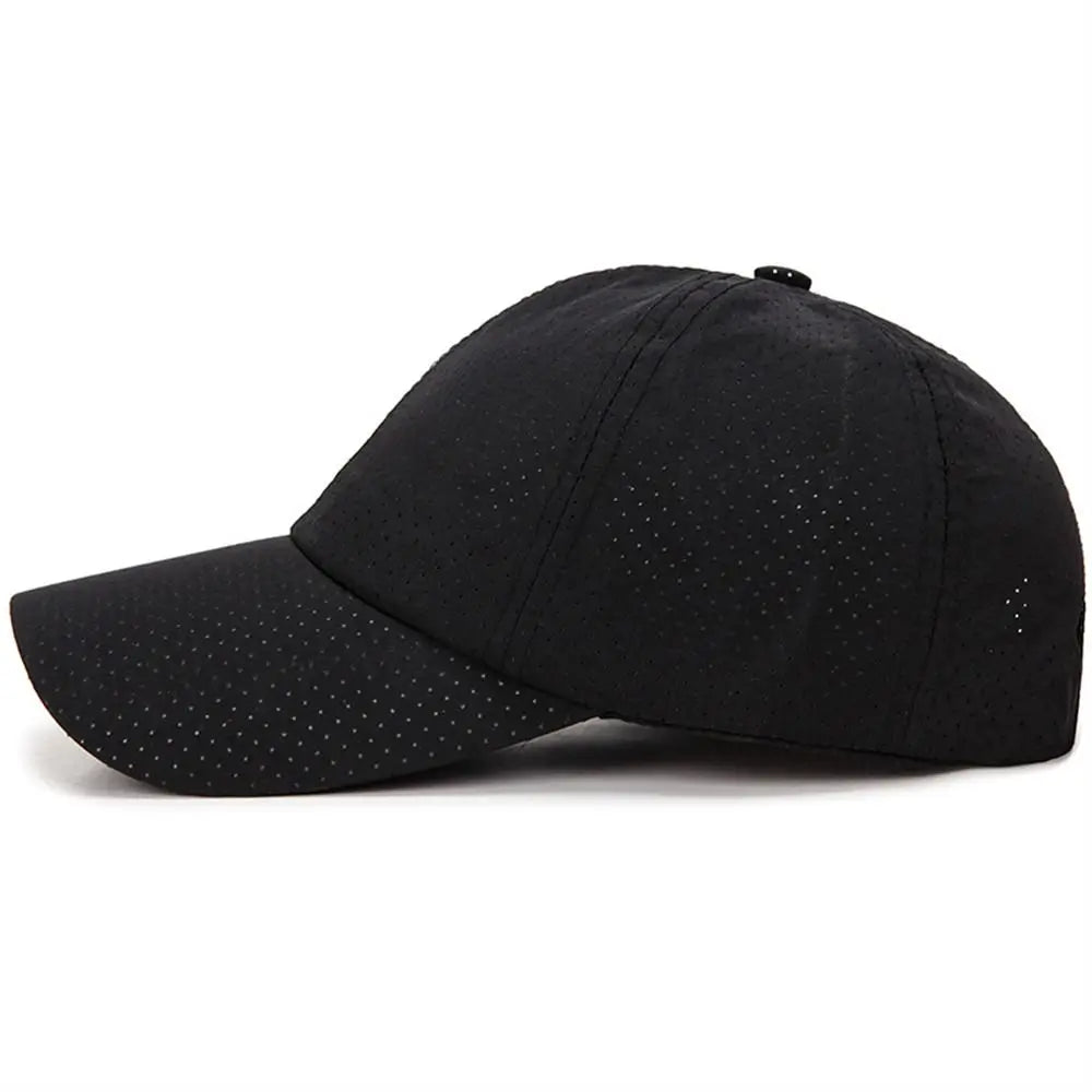 Sun Hat Quick Dry Baseball Cap Adjustable Breathable Outdoor Hat Thin Mesh Snapback Sports Caps Running Hiking