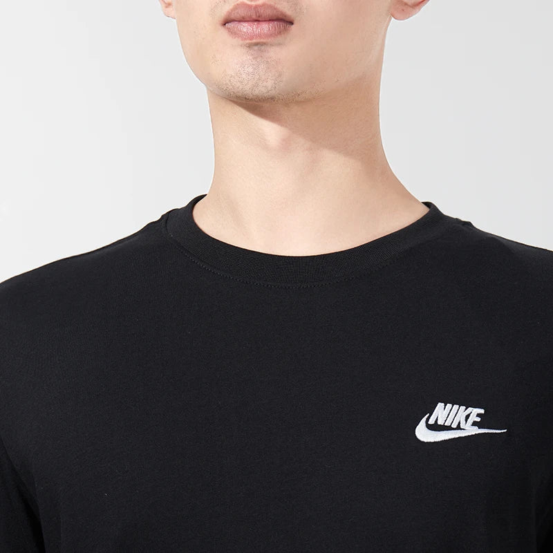 Nike Men's Sportswear Long-Sleeved Cotton T-Shirt Thin Base Layer Shirt Simple, Comfortable and Breathable Top Ar5194-010