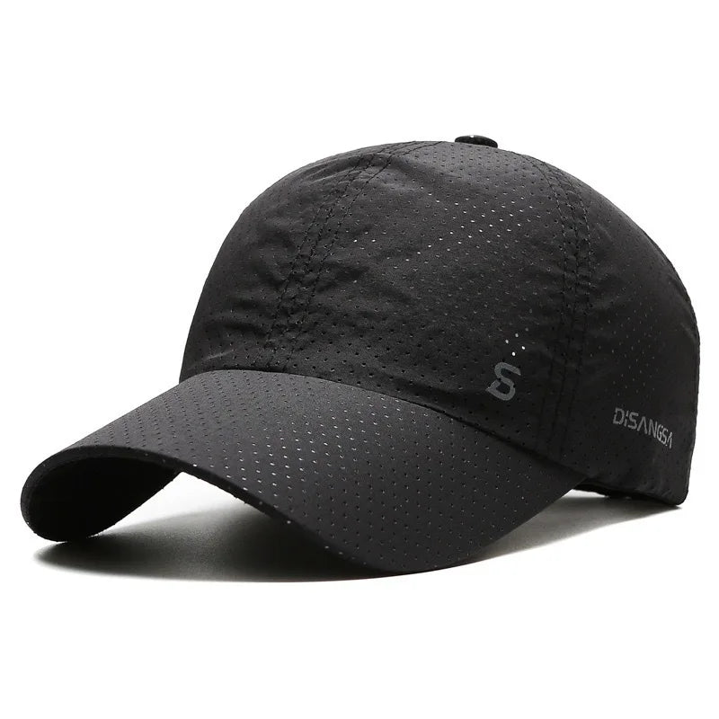 New style running hat - thin, quick-drying, breathable, baseball cap for outdoor use, suitable for summer fishing and sun protec
