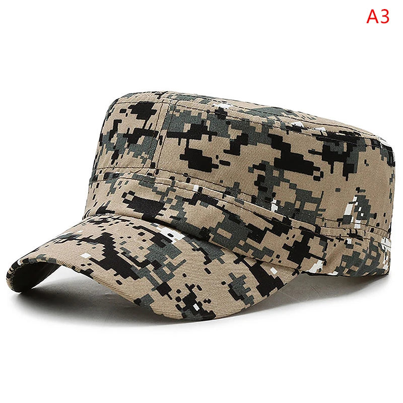 1PC Adjustable Camouflage Tactical Cap Combat Paintball Baseball Hat Summer Sunscreen Fishing Cycling Hat for Men Women