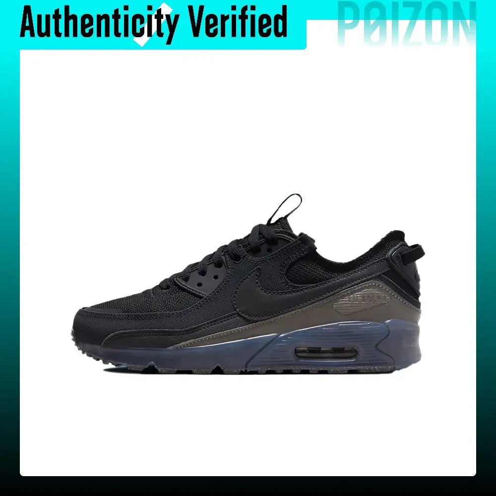 Nike Air Max 90 Low top Casual Running Shoes Men's Black DQ3987-002