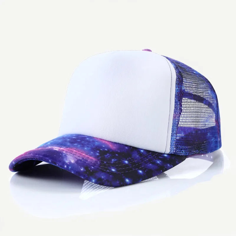 Adjustable Mesh Baseball Cap Unisex Summer Breathable Sun Protection Hat For Outdoor Sport Volunteer Group Fashion Trucker Hat