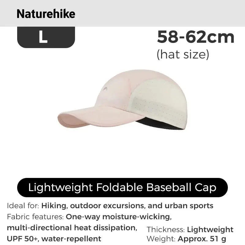 Naturehike Hiking Hat Summer Thin Breathable Mesh Baseball Caps for Men Women Outdoor Camping Fishing Running Sun Protection