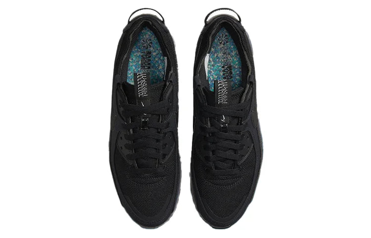 Nike Air Max 90 Low top Casual Running Shoes Men's Black DQ3987-002
