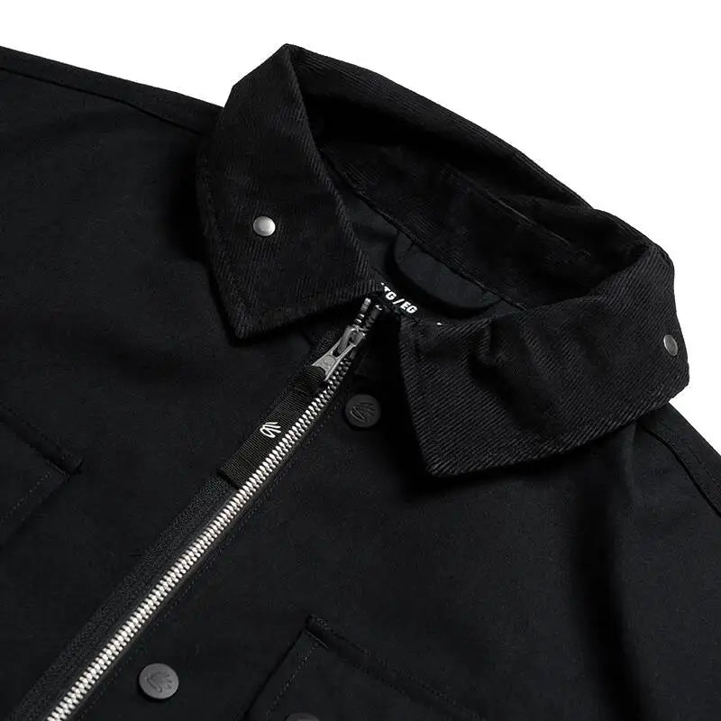 Under Armour Men's Sportswear Loose Work Outdoor Windbreaker Fashion Lapel Casual Jacket 6012760-001