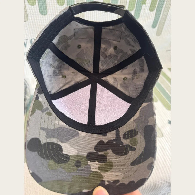 Outdoor Tactical New Australian City Camouflage Baseball Cap Adjustable Military Style with Hook and Loop Patch Panel