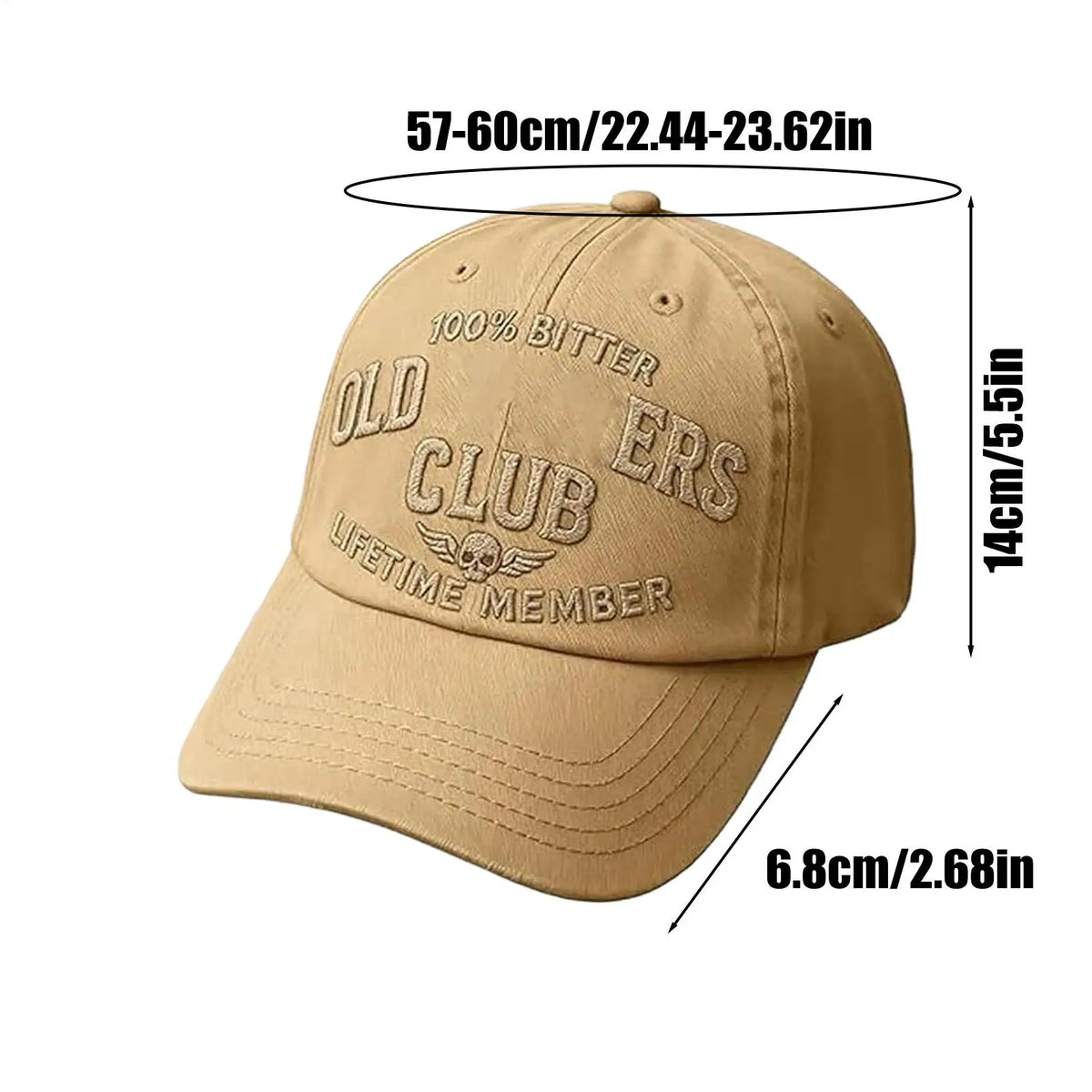Baseball Caps Adjustable Bold Embroidery Caps Winter Baseball Hat For Family Friends Adults Boyfriend Father Outdoor Travel
