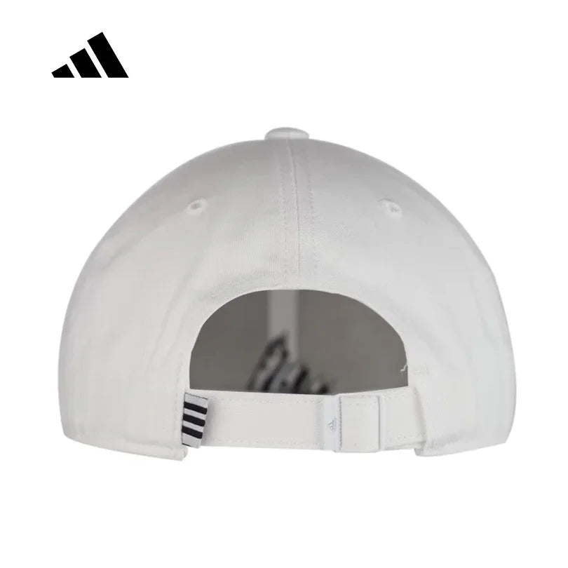 Adidas Unisex Curved Brim Baseball Cap 2026 New Adjustable Strap Breathable Outdoor Sun Protection Sports Casual Hat FK0890