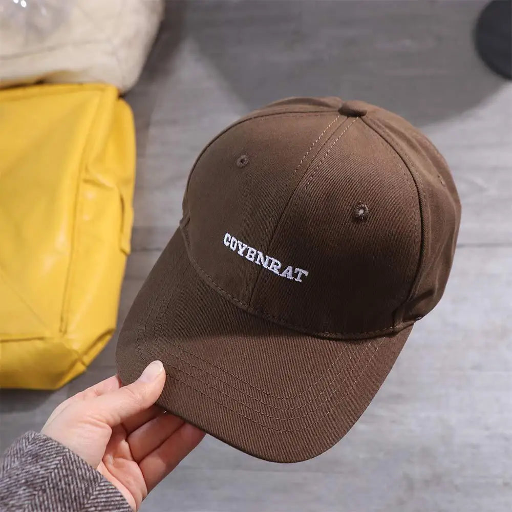 Cotton OverSize Baseball Cap Washable Adjustable Vintage Duck Tongue Cap Sun Protection Anti-UV Large Head Circlet Cap