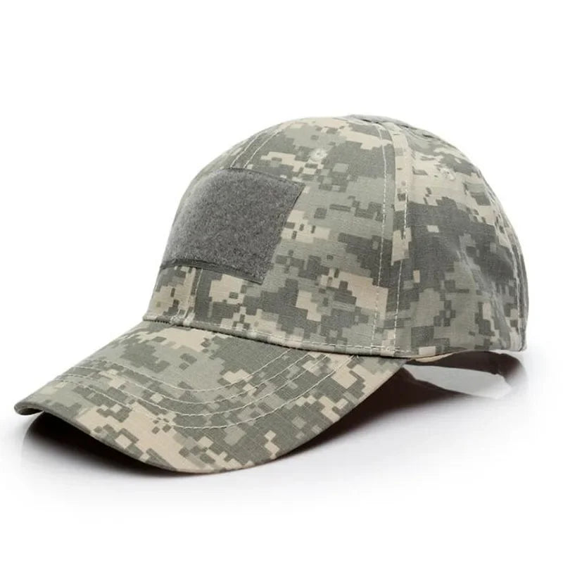 Adjustable Baseball Cap Tactical Army Cap Summer Sunscreen Hat Camouflage Military Airsoft Hunting Camping Hiking Fishing Caps
