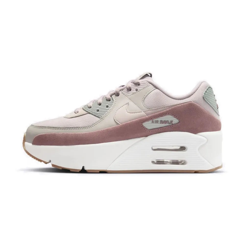 Nike Air Max 90 Women's Running Shoes Air Max Cushioning Classic Retro Style Lightweight Comfort for Daily Training FD4328-001