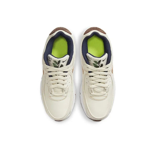 Nike Air Max 90 Running Shoes Women's Low-top Ecru DC7774-100