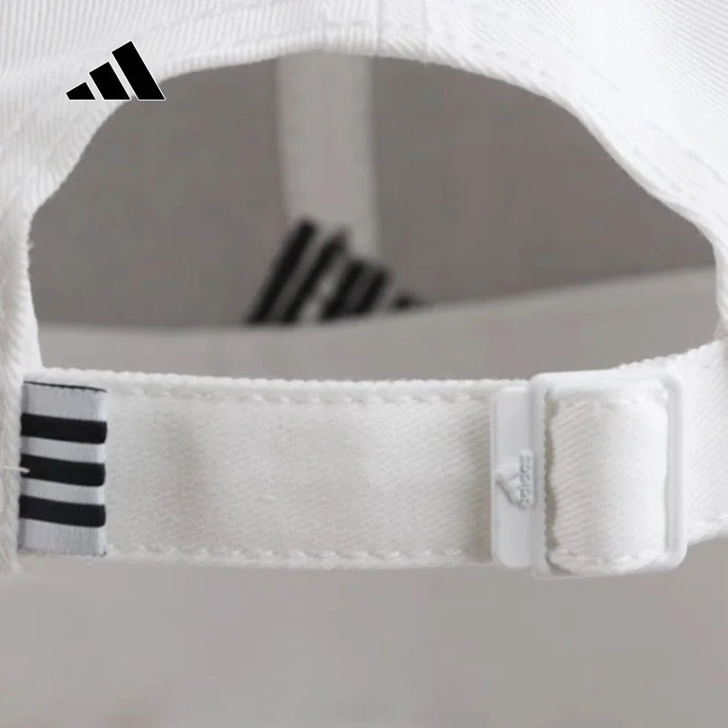 Adidas 3-Stripes Twill Baseball Cap Unisex UV Protection Adjustable Outdoor Casual Sports Hat FQ5411