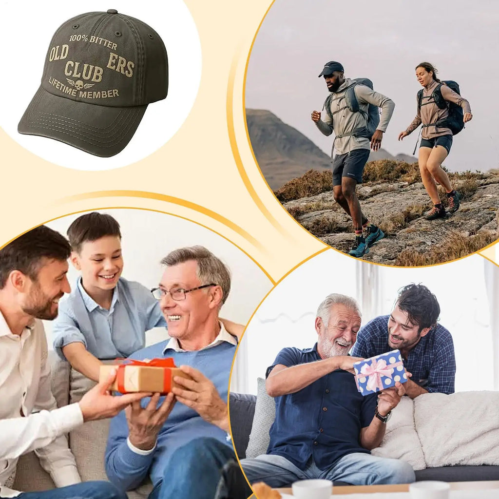 Baseball Caps Adjustable Bold Embroidery Caps Winter Baseball Hat For Family Friends Adults Boyfriend Father Outdoor Travel