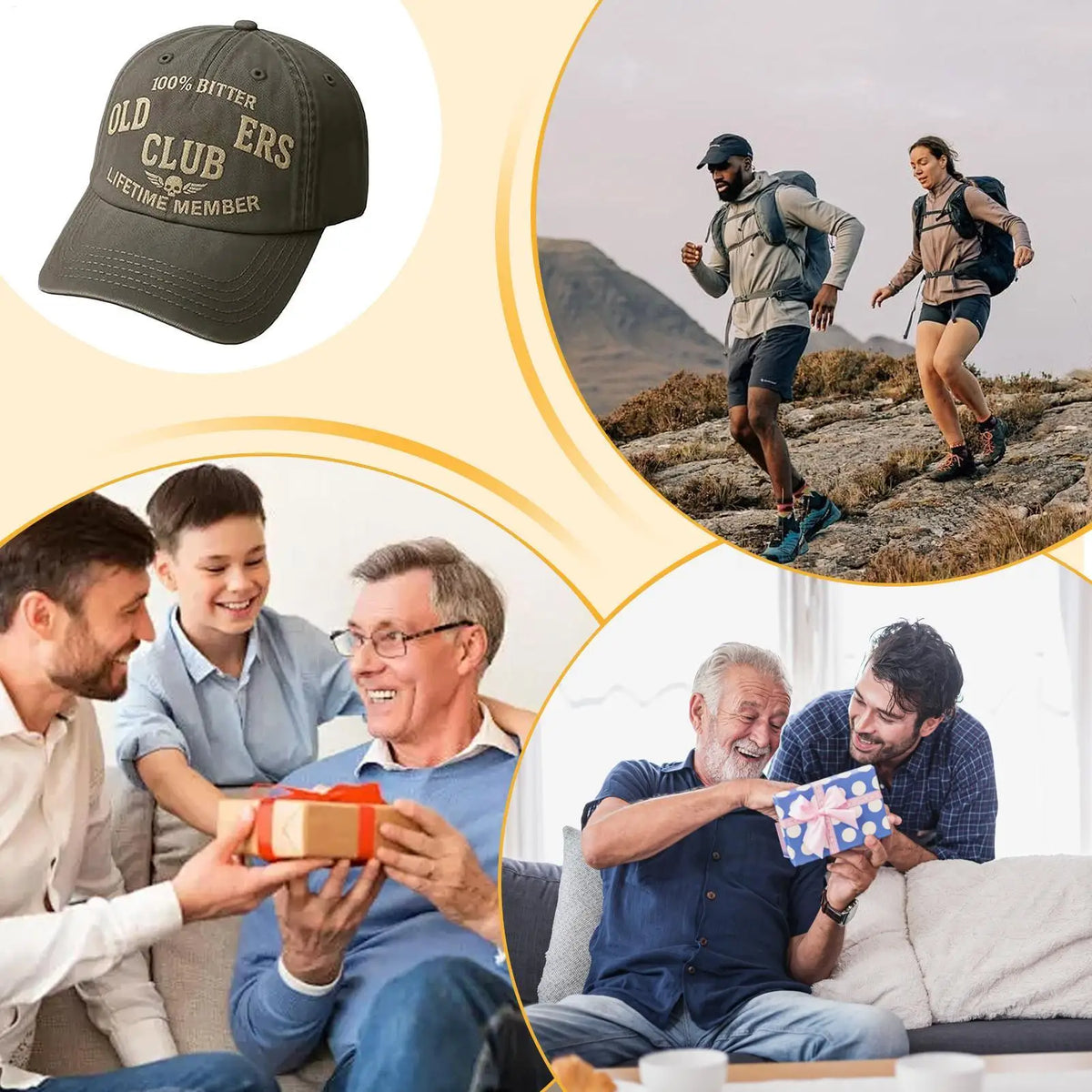 Baseball Caps Adjustable Bold Embroidery Caps Winter Baseball Hat For Family Friends Adults Boyfriend Father Outdoor Travel