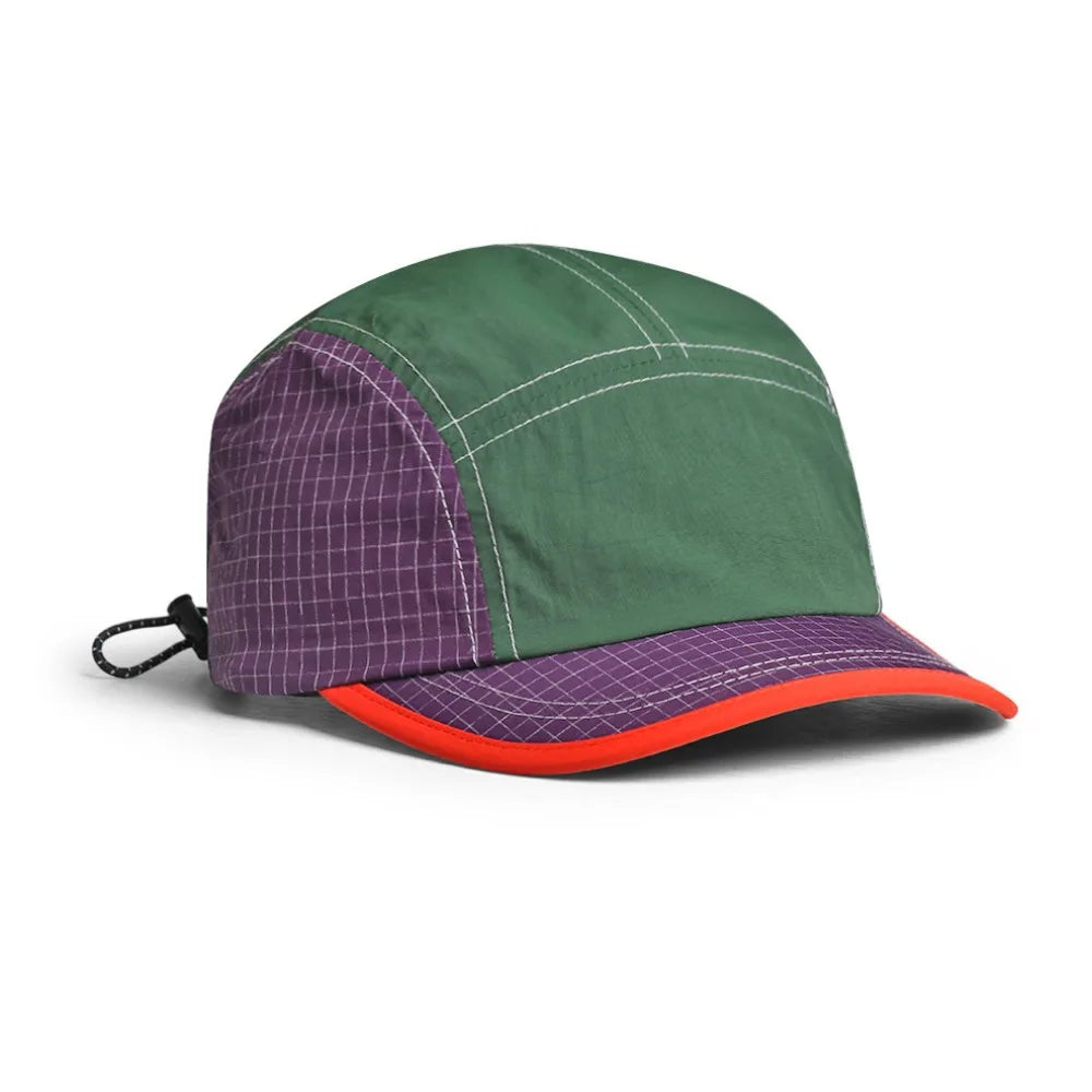 Hip-hop Color Matching Retro Baseball Cap Short Brim Breathable Quick-drying Cap UV Protection Lightweight Peaked Cap Sports Cap