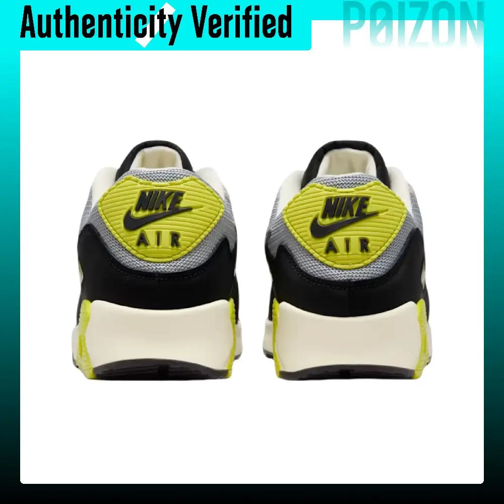 Patta X Nike Air Max 90 Running Shoes Unisex Low Top Gray/White/Black HF8814-001