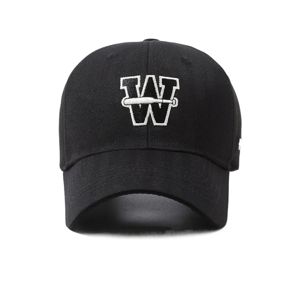 Fashion Cotton Hip Hop Sunscreen Hats Adjustable Washable W Letter Trucker Cap Comfortable Soft Sport Baseball Caps Summer