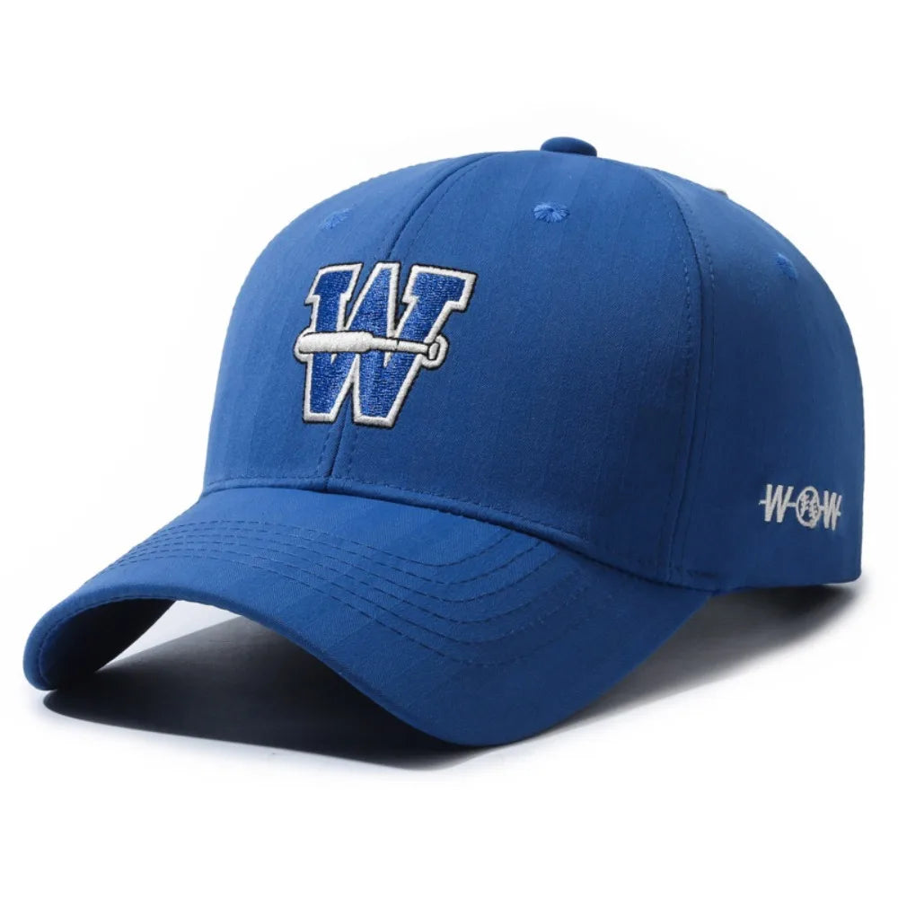 Fashion Cotton Hip Hop Sunscreen Hats Adjustable Washable W Letter Trucker Cap Comfortable Soft Sport Baseball Caps Summer