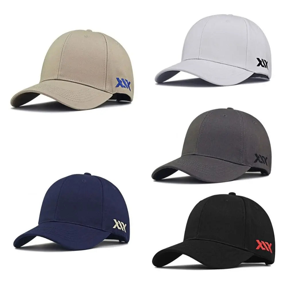 Cotton Hip Hop Sunscreen Hats Adjustable Letters Casual Snapback Caps Soft Sun Protection Large Size Baseball Caps Unisex