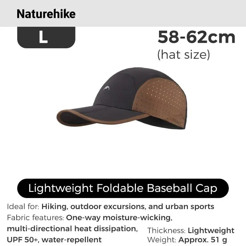 Naturehike Hiking Hat Summer Thin Breathable Mesh Baseball Caps for Men Women Outdoor Camping Fishing Running Sun Protection