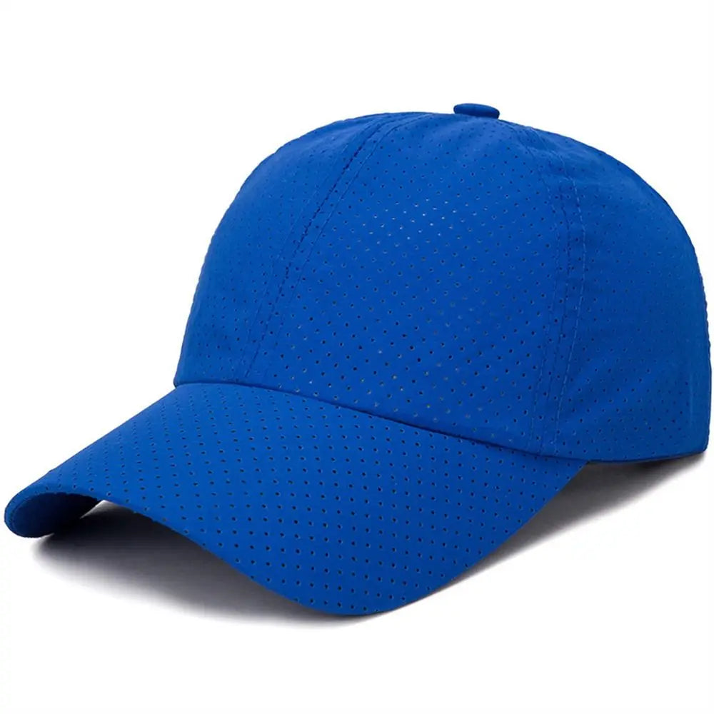 Sun Hat Quick Dry Baseball Cap Breathable Adjustable Outdoor Hat Snapback Thin Mesh Sports Caps Hiking Camping