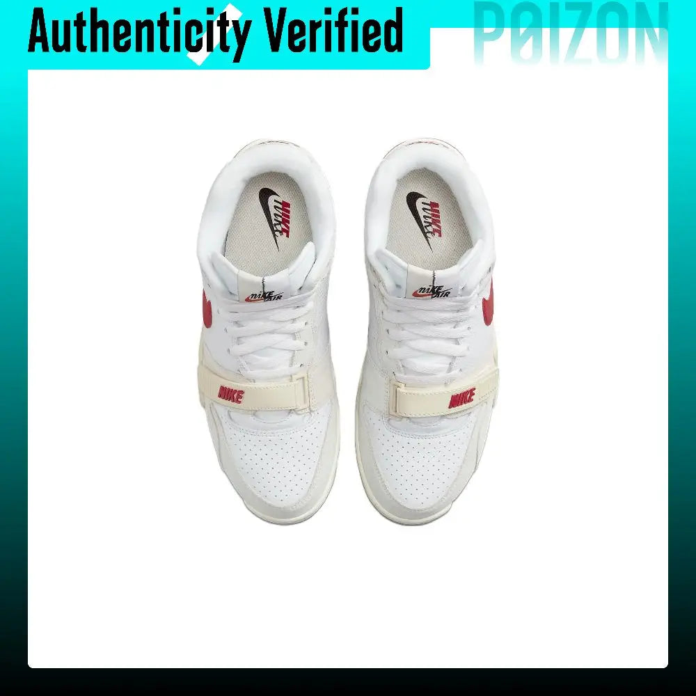 Nike Air Trainer 1 Mid top Training Shoes Men's White Red Black DZ2547-100