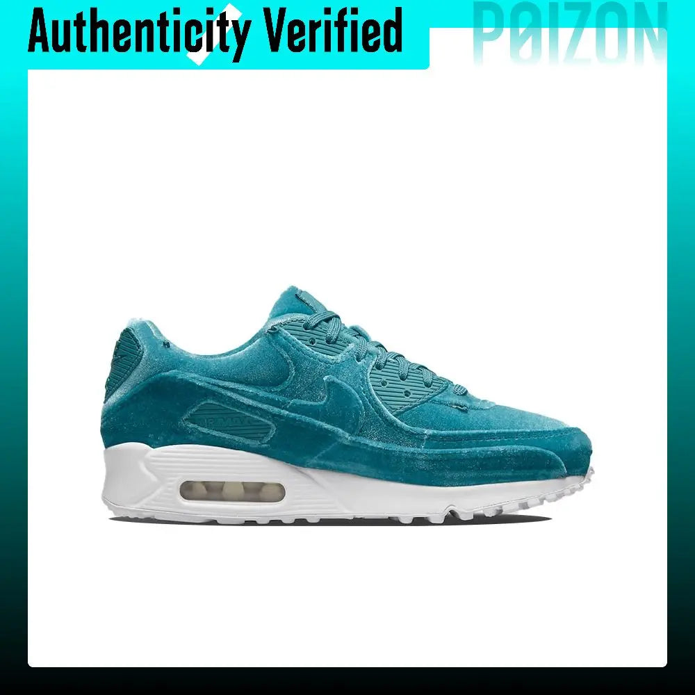 Nike Air Max 90 Split Suede Low top Casual Running Shoes Women's Lake Green DO2194-001