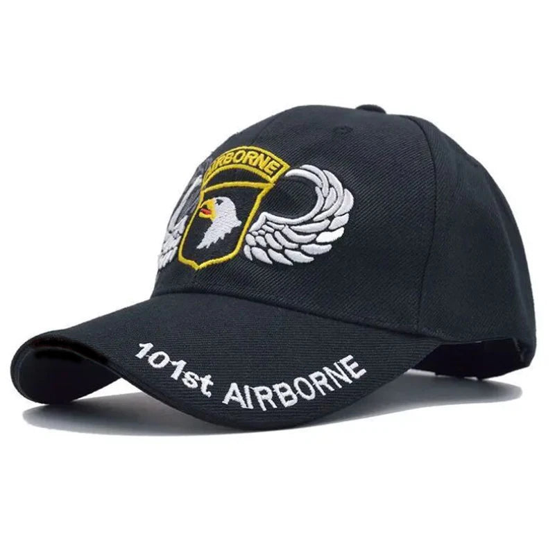 Tactical 101 Airborne Baseball Cap Snapback Caps Outdoor Leisure Hip Hop Sun Hat adjustable Men Women Fishing Hunting Hats
