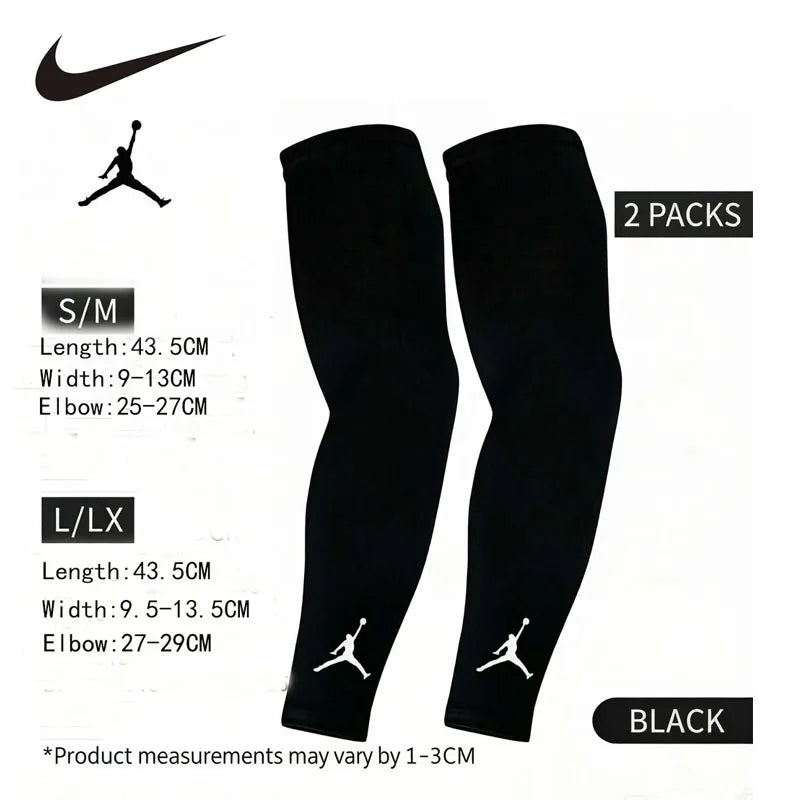 Nike Men's and Women's Basketball Training/Quick-Dry/Breathable Running Arm Sleeves with UV Protection 2Packs AC4142-010