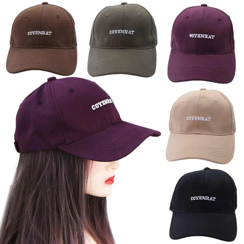 Cotton OverSize Baseball Cap Washable Adjustable Vintage Duck Tongue Cap Sun Protection Anti-UV Large Head Circlet Cap