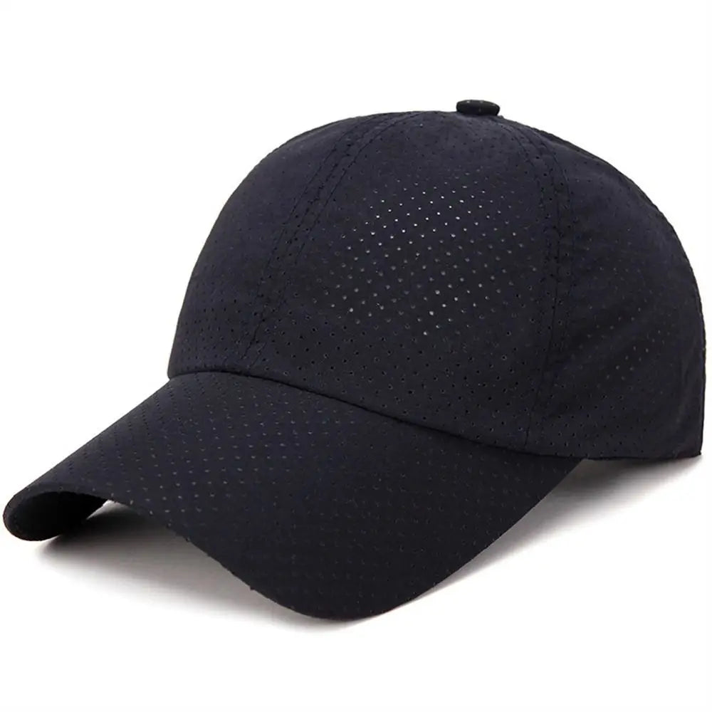 Sun Hat Quick Dry Baseball Cap Adjustable Breathable Outdoor Hat Thin Mesh Snapback Sports Caps Running Hiking