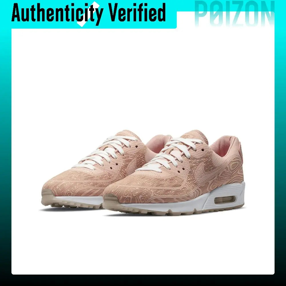 Nike Air Max 90 Running Shoes Unisex Low-top Nude Pink DC7948-100