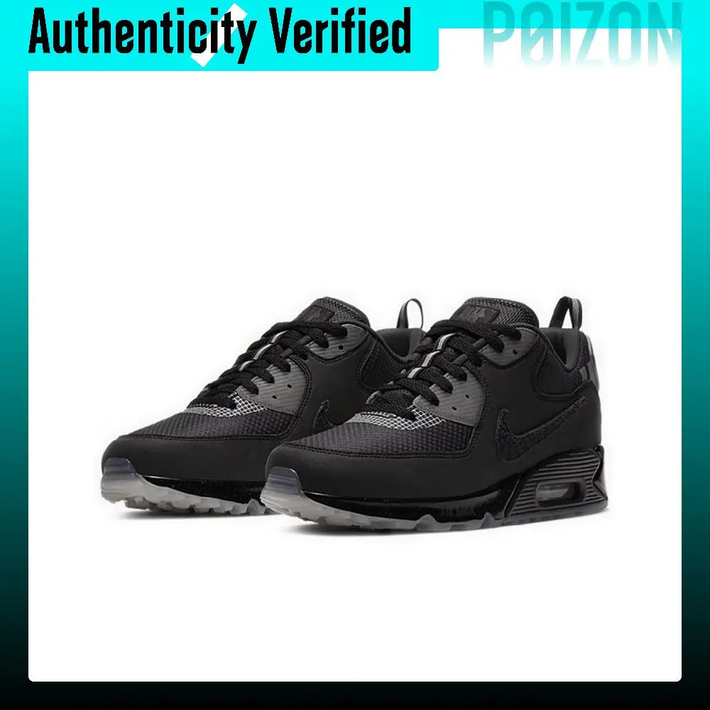 UNDEFEATED X Nike Air Max 90 Running Shoes Unisex Low-top Black CQ2289-002