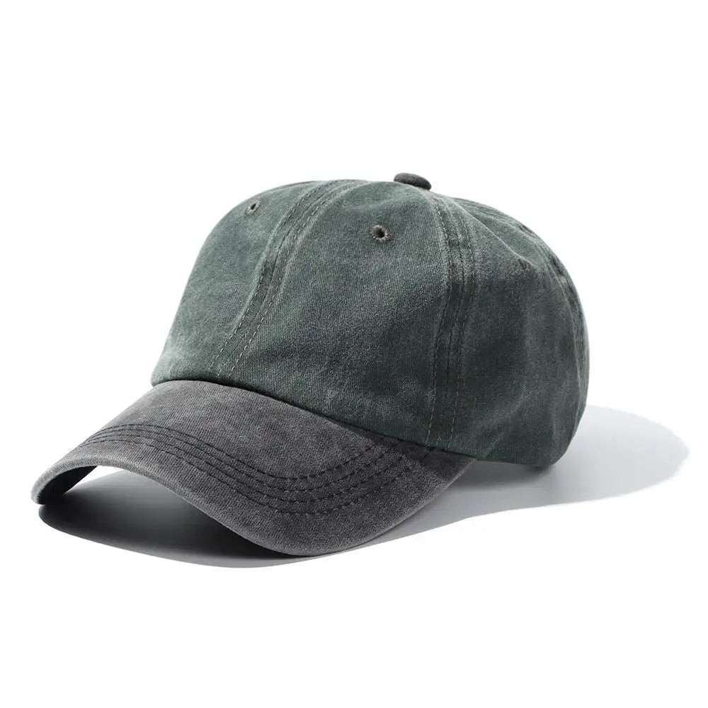 Distressed Faded WASHED DENIM Hat Vintage Men Women Trucker Baseball Caps