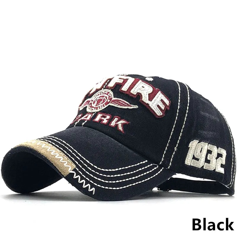  Wash Cotton Embroidered Letter Printed Golf Baseball Cap Unisex Sports Running Sunhat Hip Hop Dance Club An-ti UV Hat Visors