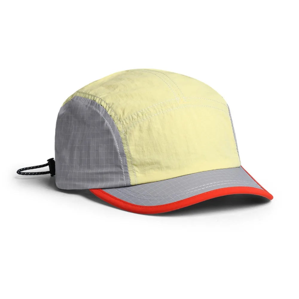 Hip-hop Color Matching Retro Baseball Cap Short Brim Breathable Quick-drying Cap UV Protection Lightweight Peaked Cap Sports Cap