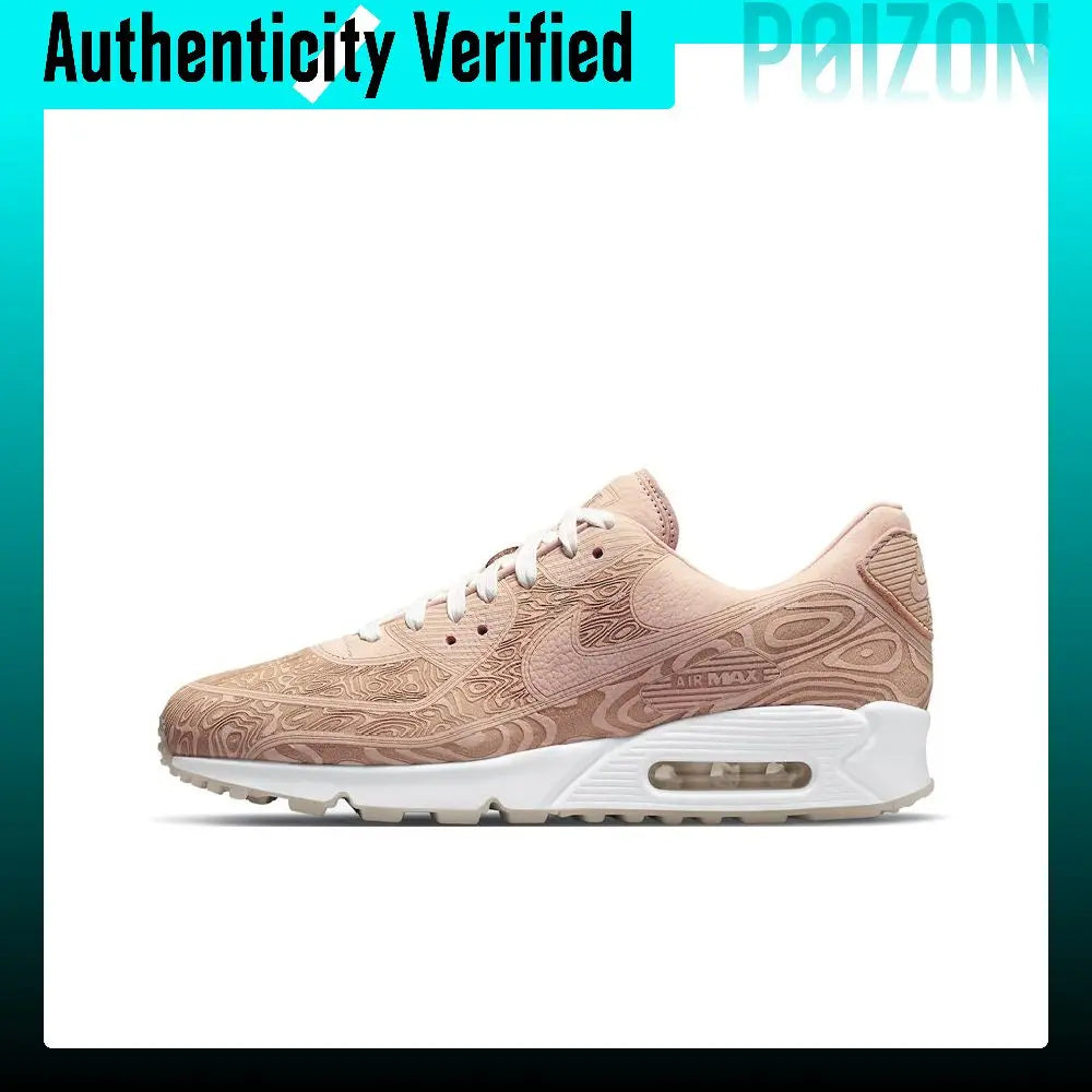 Nike Air Max 90 Running Shoes Unisex Low-top Nude Pink DC7948-100