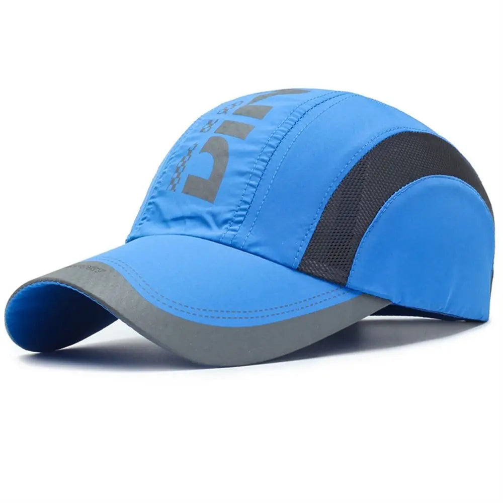 Summer Breathable Quick Dry Cap Adjustable Waterproof Baseball Cap Snapback Sun Protection Sports Hat Cycling Fishing